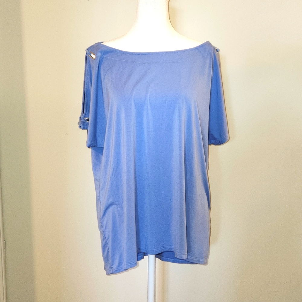 Cable & Gauge~ Womans Cold Shoulder Shirt Size XL